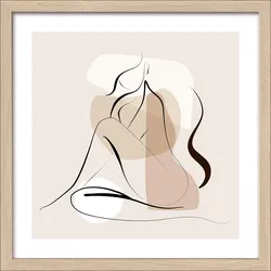 Gerahmtes Bild (BHT 32,50x32,50x1,80 cm) - bunt - BHT 32,50x32,50x1,80 cm