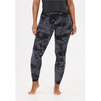 Funktionstights ATHLECIA "Theresa V2", Damen, Gr. XXS/XS, US-Größen, grau (grau, mehrfarbig), 7% Elasthan, 93% Polyamid, bedruckt, Hosen, mit nahtlosem Design