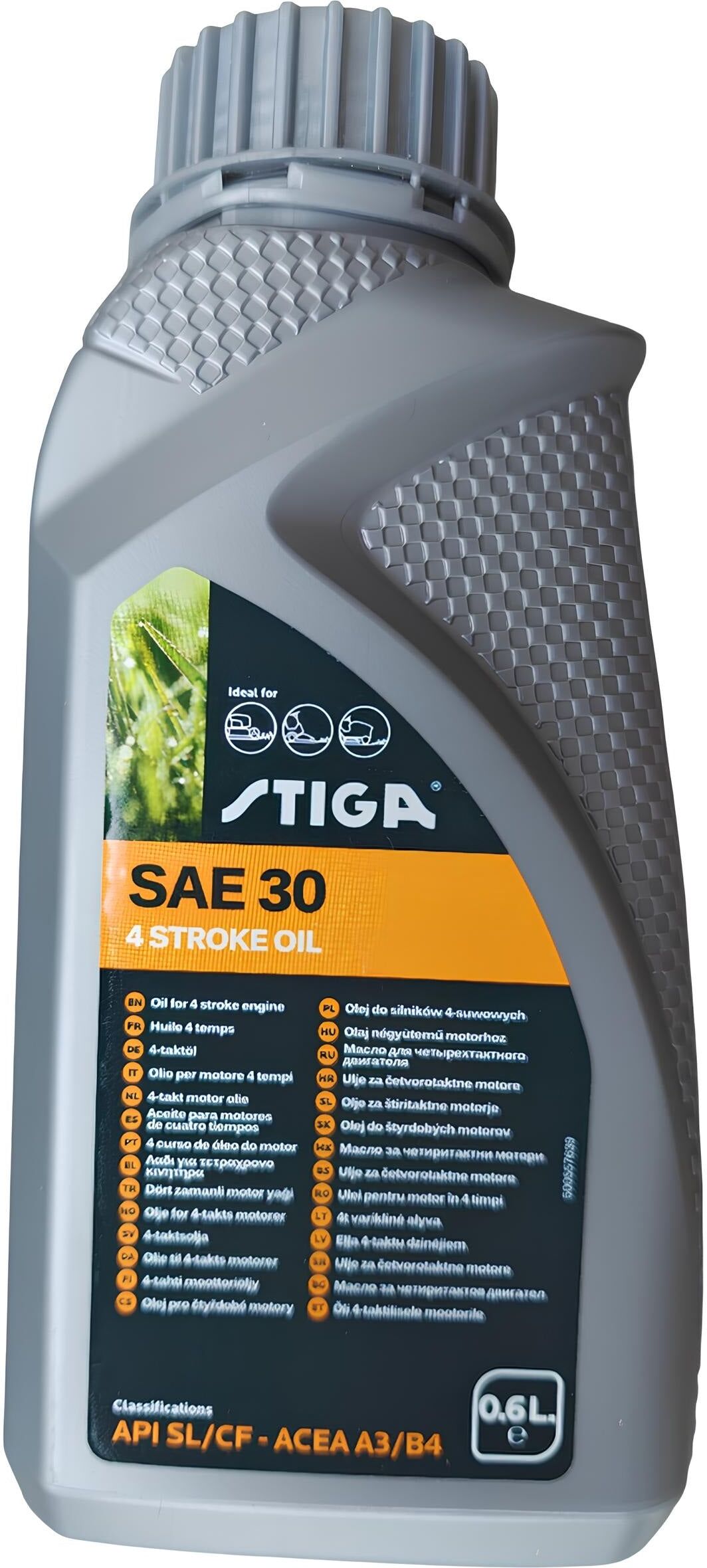Olio per motore 4 tempi tanica da 600 ml.