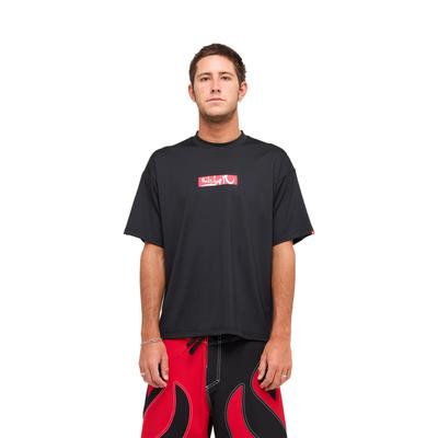Rash Guard QUIKSILVER "YG Impaired Surf", Herren, Gr. L, schwarz, Obermaterial: 92% Polyester, 8% Elasthan., Shirts