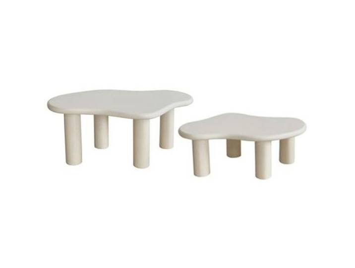 Atmosphera - Ensemble de 2 tables gigognes OLAO - Ivoire