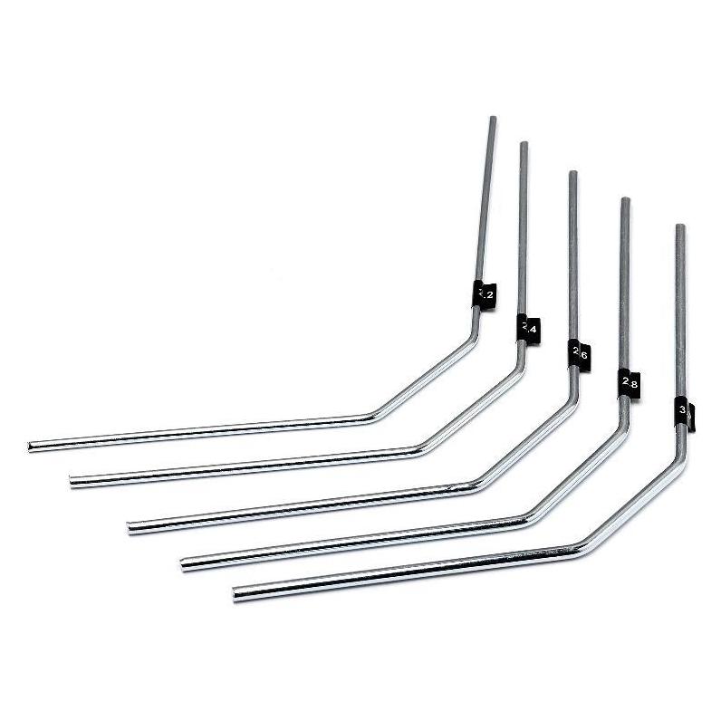 HB D8 Stabi-bar Set (2.2,2.4,2.6,2.8,3.0mm/long) (68191)