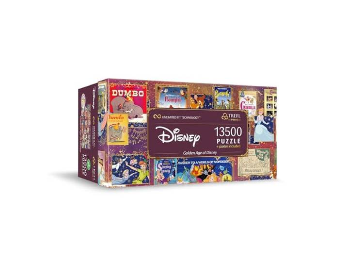 Trefl - Puzzels 13500 Stukjes, Golden Age of Disney, Prime UFT
