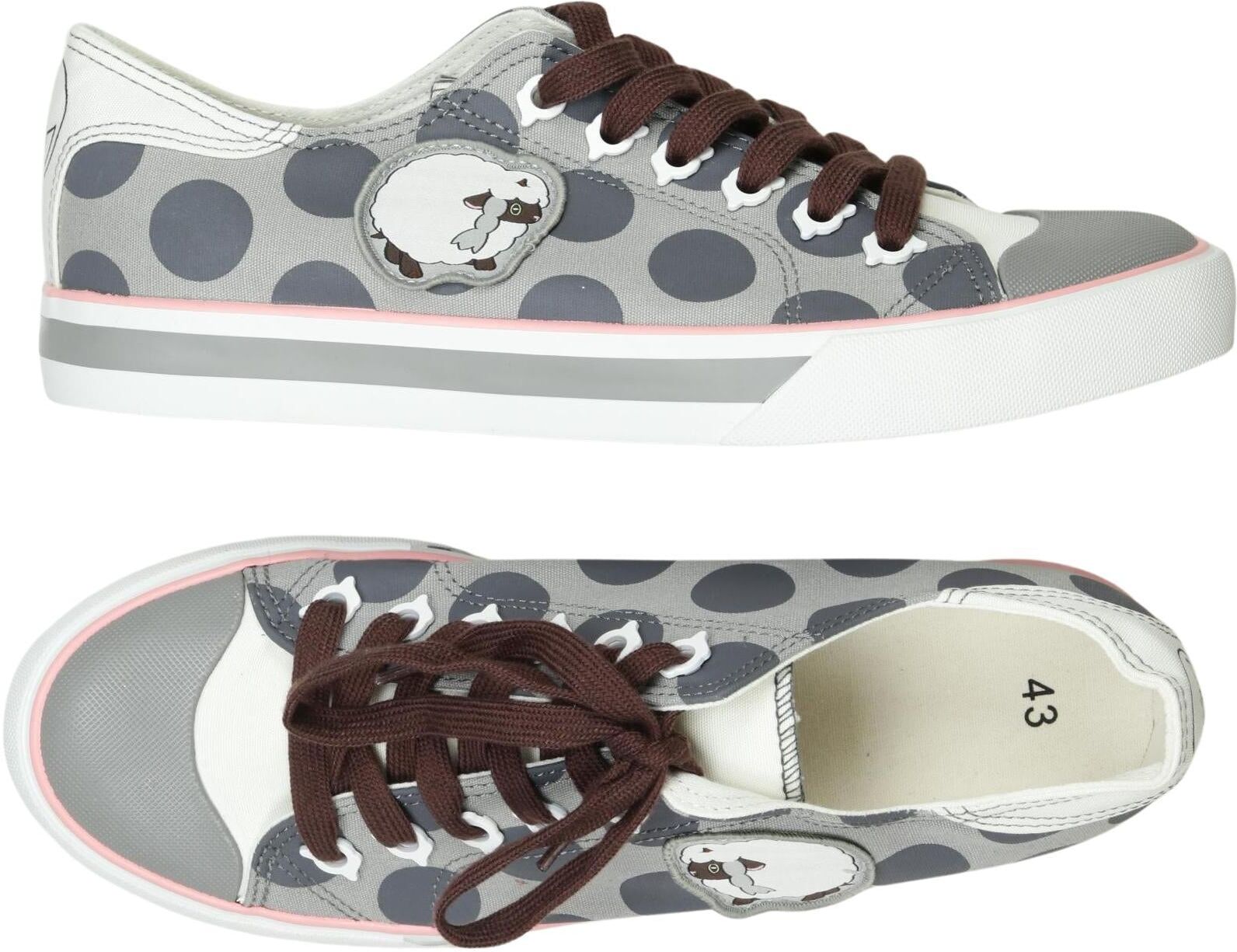 EMP Damen Sneaker, Grau, Gr. EU 43, kein / Etikett - Second Hand