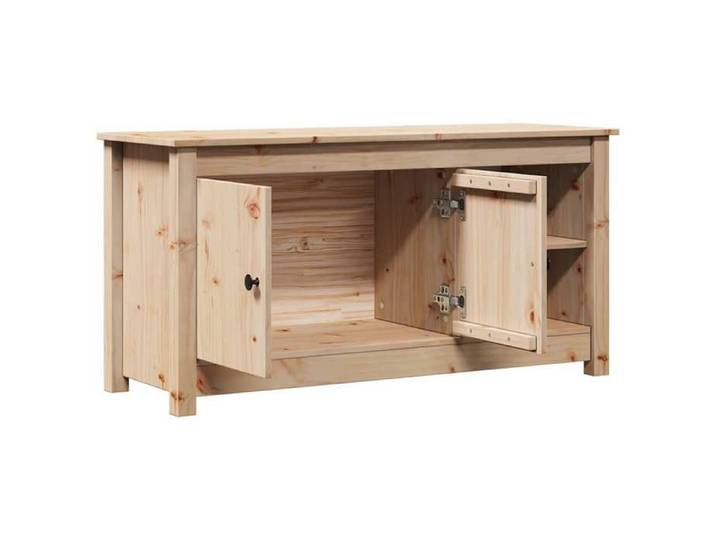 Joli & Fonctionnel -(Brun)Support média - Meuble TV - Table TV - 103x36 5x52cm - Bois de pin massif - MEUBLE HIFI jgk353529