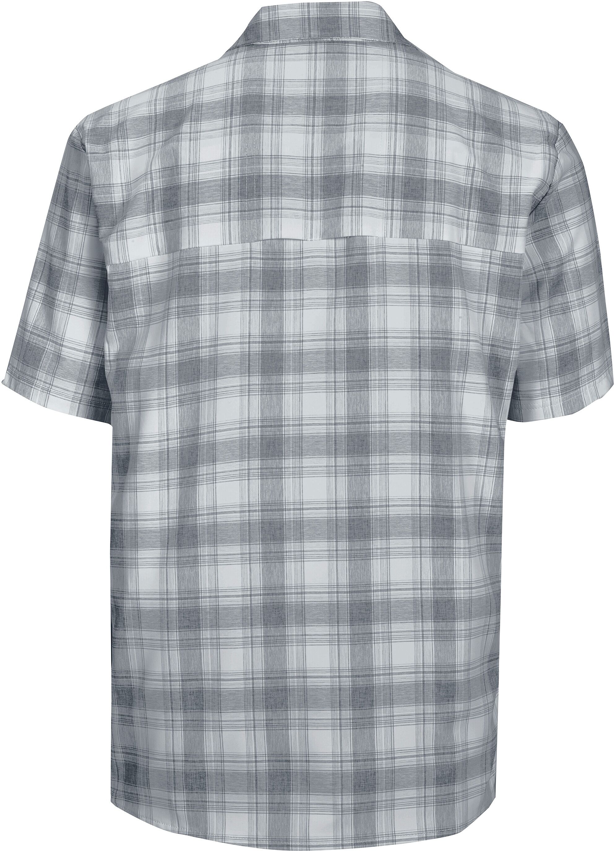 Funktionshemd KILLTEC "KOS 98 MN WVN SHRT", Herren, Gr. M, Normalgrössen, grau (hellgrau), Obermaterial: 100% Polyester, Hemden Funktionshemd, Kurzarm-Funktionshemd, schnelltrocknend, feuchtigkeitsableitend hellgrau M, Normalgrössen