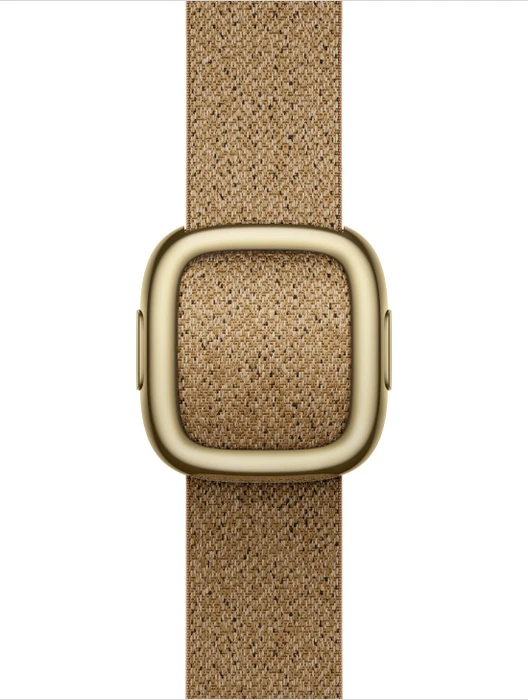Apple Watch 42mm Armband mit moderner Schließe Kamelbraun - Medium