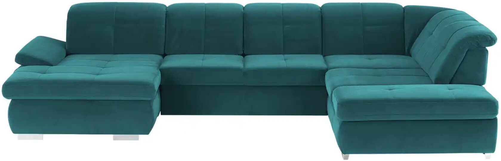 Lounge Collection Wohnlandschaft Mikrofaser  Affair ¦ türkis/petrol ¦ Maße (cm):