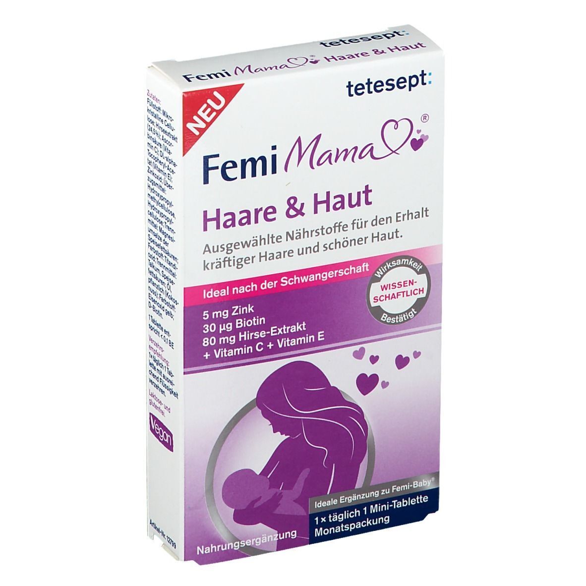 Tetesept Femi Mama Haare & Haut 2x30 St Tabletten