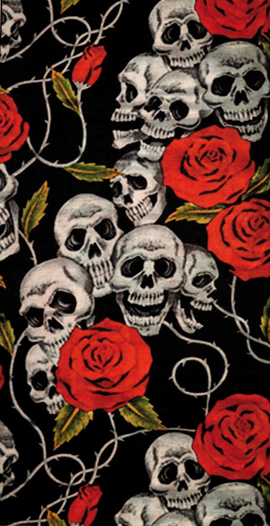 Modeka Skulls Roses Multifunktionstuch 110630-7505-Stck