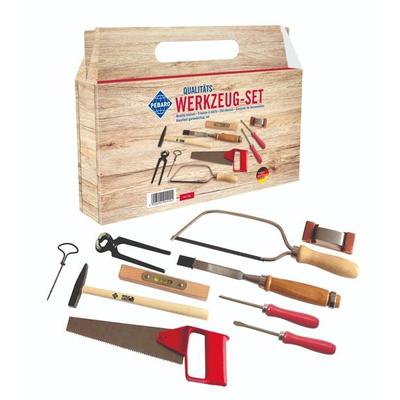 PEBARO 944 - Werkzeug-Set im Tragegriff-Karton, 10-teilig