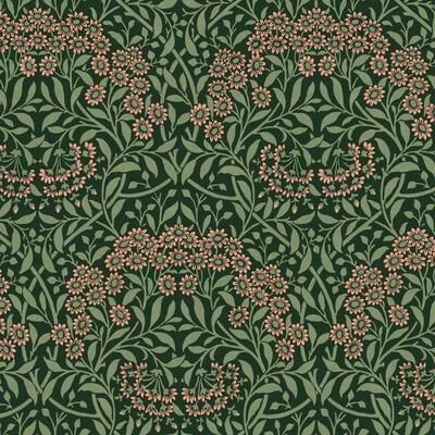 William Morris at Home Michaelmas Daisy Forest Wallpaper - N/A