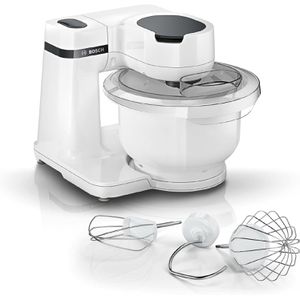 Bosch Küchenmaschine Serie 2, MUMS2AW00, 700W, mit Patisserie-Set, 3,8 Liter, weiß