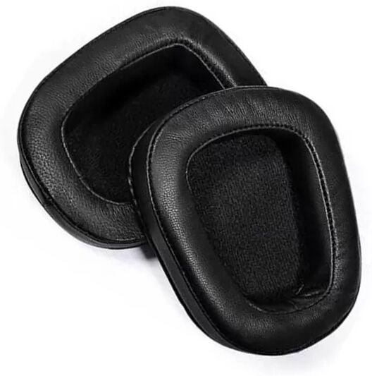 INF Ersatz-Ohrpolster für Logitech G633 G933 Kopfhörer - Schwarzes Lammfell (2er-Pack)