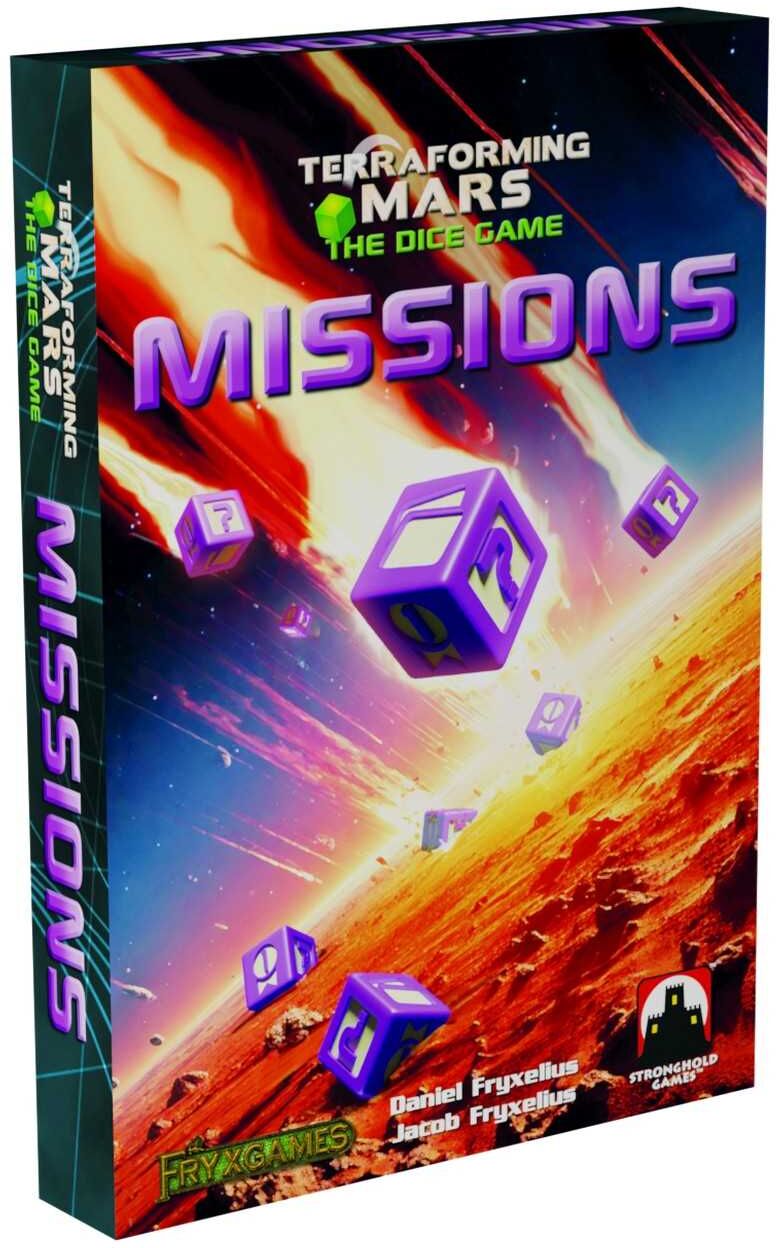 Stronghold Games Terraforming Mars: The Dice Game – Missions Expansion for Board Game Enthusiasts