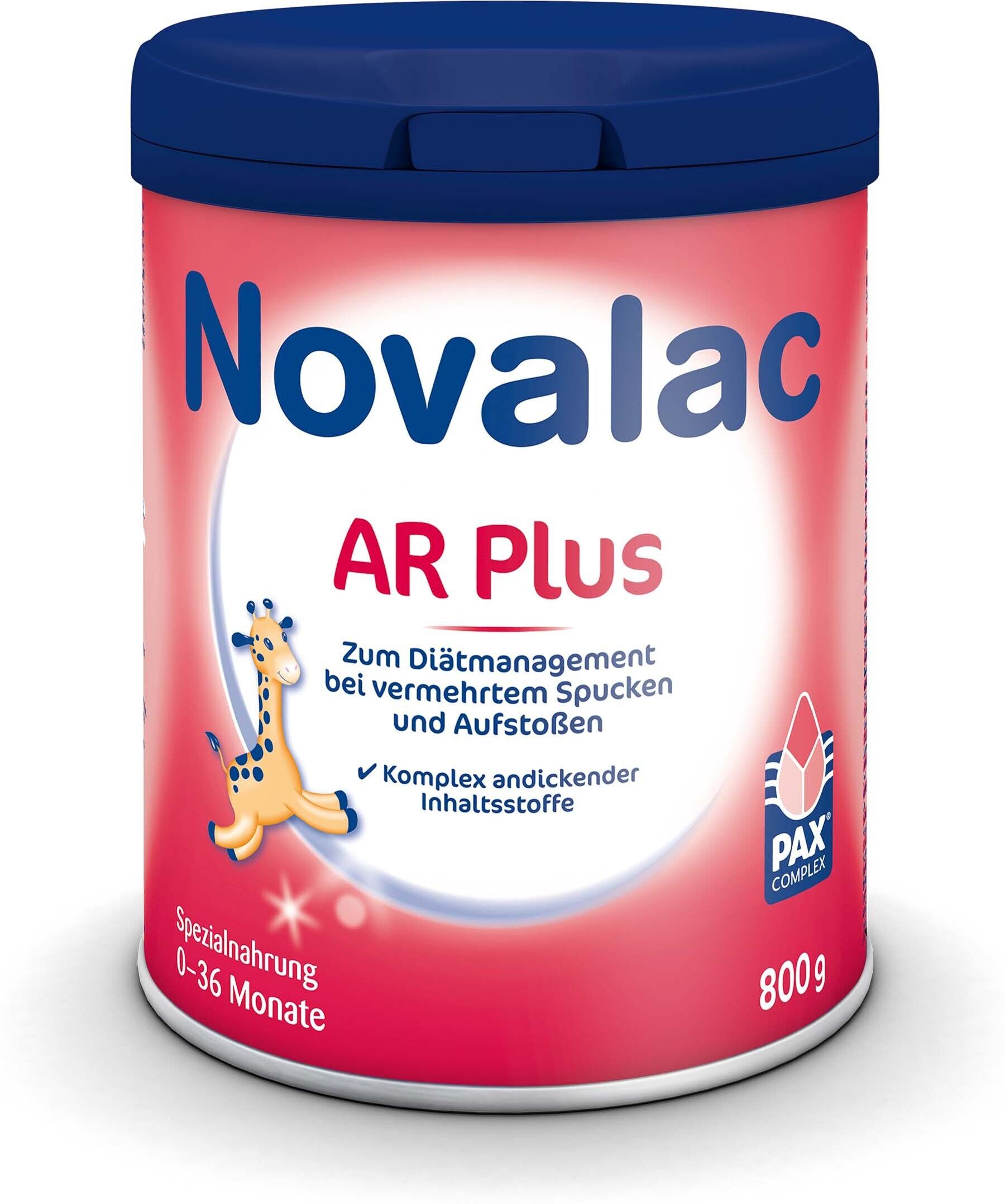 Novalac AR Plus Spezialnahrung 0-36 Monate Pulver 800 g