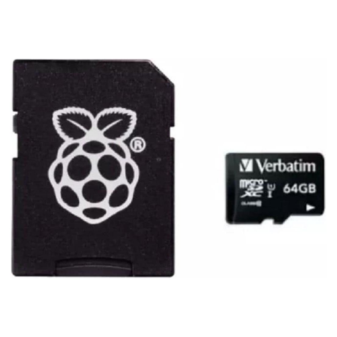Raspberry Pi Official micro SD Card With Noobs (Operating System) for 4 - 64GB (SDPI4-64)