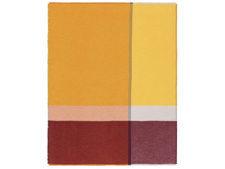 Plaid BIEDERLACK Plaid Summer , great sunset, B:130cm L:170cm, Baumwolle, Polyacryl, Wohndecken, Plaid, sommerliches Plaid mit Fransen