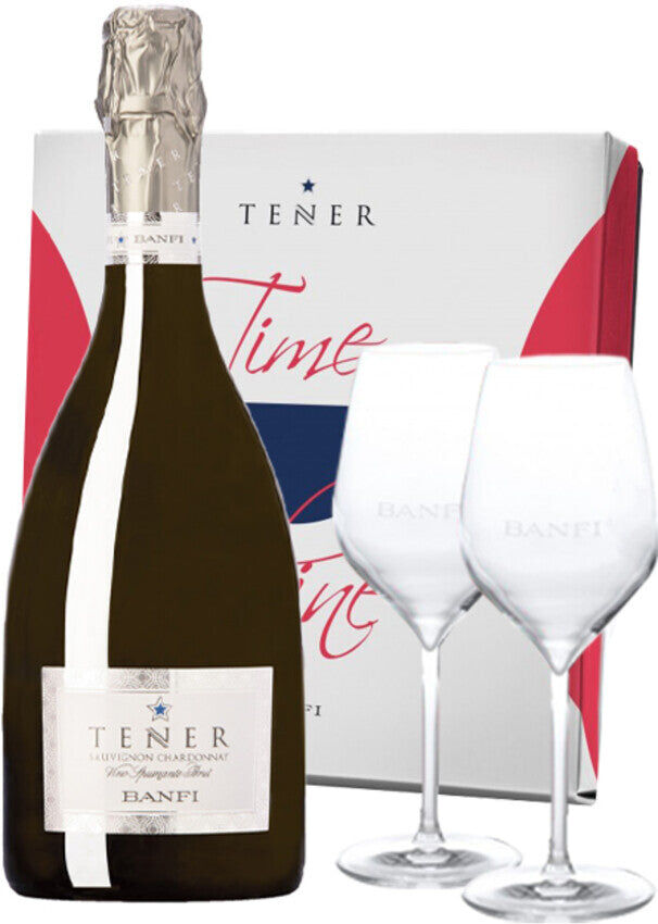 Banfi Glass Pack Spumante Brut 'Tener'