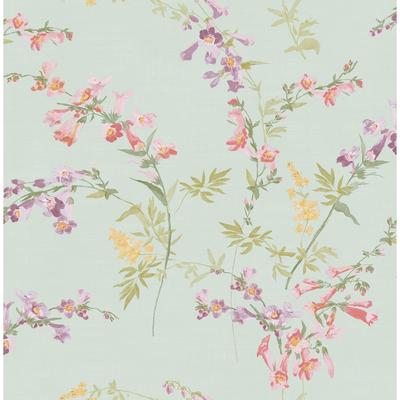 Seabrook Designs Derbyshire Wildflowers Unpasted Wallpaper
