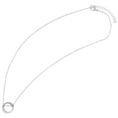 Kette ohne Anhänger ADELIA´S "Halskette mit Anhänger – aus Edelstahl", silber, Halsketten, Damen, 47cm, Edelstahl, Zum Verschenken – ideal zum Valentinstag