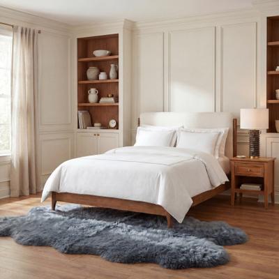 SAFAVIEH Handmade Natural Sheepskin Leanca 3.4-inch Thick Rug