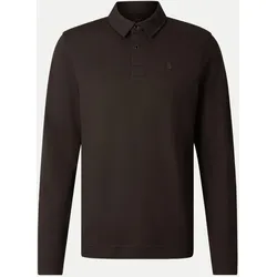 Langarm-Poloshirt TIMON Braun M
