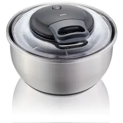 GEFU Salatschleuder Pullit Ø 25 cm Edelstahl Silber