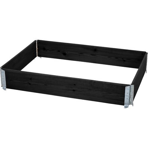 Siena Garden R12001-4BK-GBX Hochbeet Schwarz 1St.