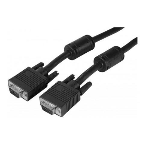 Exertis Connect SVGA Monitorkabel, 15pol HD D-Sub St./Bu., 20,0 m, schwarz Hochwertiges Monitorkabel für hohe Ansprü (0.05 m) (119740)