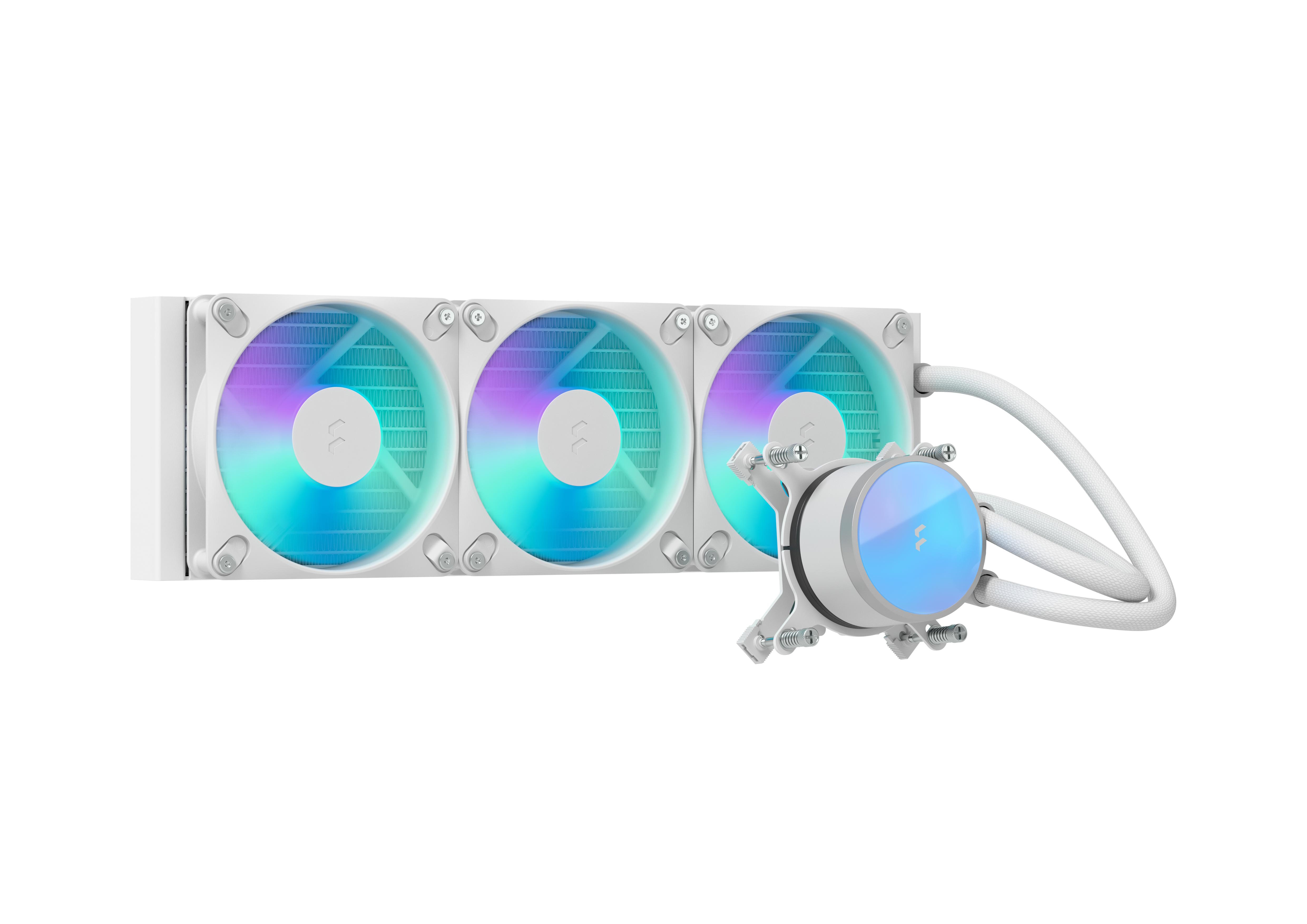 Fractal Design Radius 360 RGB CPU Komplett-Wasserkühlung Weiß