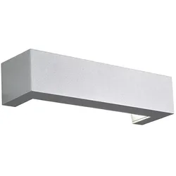ROSSINI ILLUMINAZIONE FLINT LED-Applikation 9W 3000K IP65 - Graue Struktur aus Aluminiumdruckguss - Außenbeleuchtung FLINT Line - Rossini Group