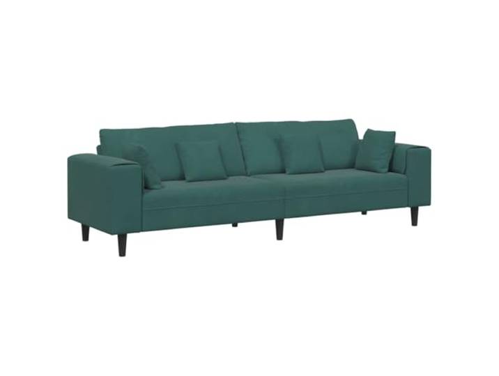 Todiikf Modernes 4-Sitzer Sofa Dunkelgrün Samt Polstersofa 250x77x76cm Elegantes Couches für Wohnzimmer mit gemütlichem Federkissen, weichem Samtbezug und stabilen Holzbeinen.