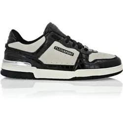 PLEIN SPORT Low-Top-Sneaker, Größe 40 in Weiß 0102