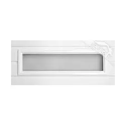 Teckentrup Paneelverglasung Typ C Rechteck für GSW 40 Tore, Sicke, Mittelsicke, ohne Sicke