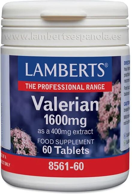 Lamberts VALERIANA 1600mg 60 Tabs