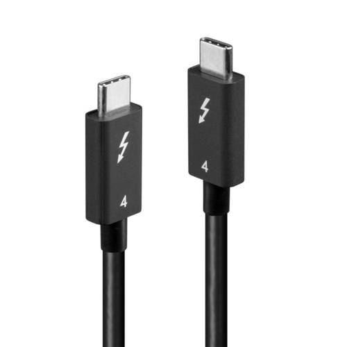 LINDY USB-C-Displaykabel USB-C Stecker, USB-C Stecker 1.00 m Schwarz 31120
