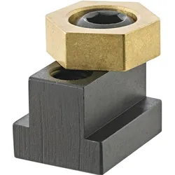 IBT, Schraubstock + Zwinge, Exzenter-Spannklemme 10 mm für T-Nuten Grösse 10