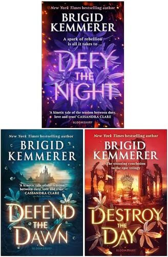 Bloomsbury Publishing Defy the Night Series 3 Books Collection Set By Brigid Kemmerer (Defy the Night, Defend the Dawn and Destroy the Day)