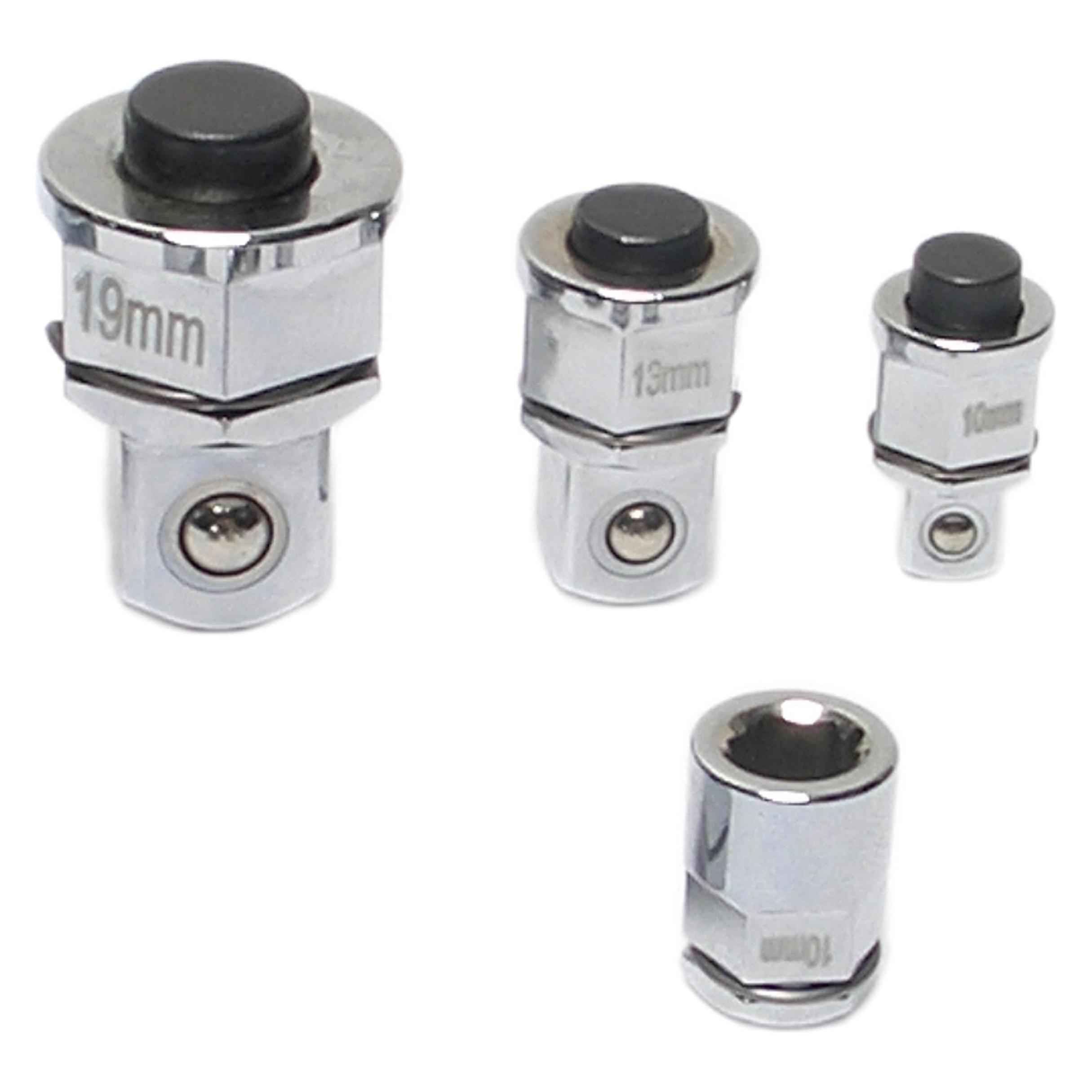 BGS Adapter-Satz für Ratschen-Ringschlüssel 4-tlg. (10 mm, 13 mm, 19 mm) (8210)