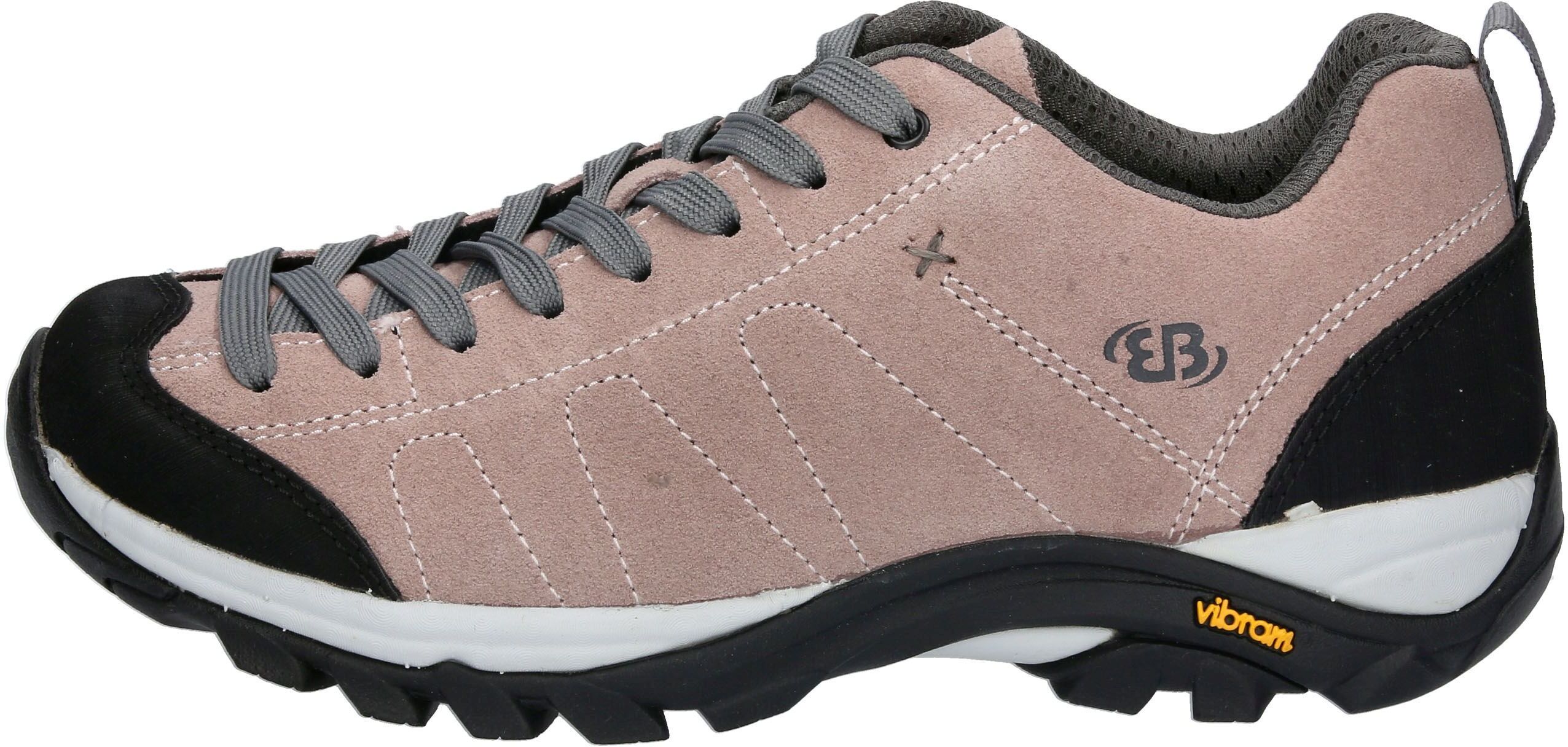 Outdoorschuh BRÜTTING "Outdoorschuh Claremont", Damen, Gr. 41, Textil, rosa, Veloursleder, Schuhe Outdoorschuh