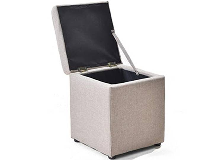 JXXUIRUIEEN Home Schuhwechselhocker Nordic Kleiner Hocker Aufbewahrung für Flur, Zimmer,(Beige)