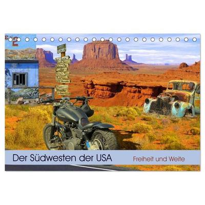 Der Südwesten der USA. Freiheit und Weite (Tischkalender 2027 DIN A5 quer), CALVENDO Monatskalender