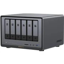 Ugreen NASync DXP6800 Pro (0 TB), NAS, Grau, Schwarz