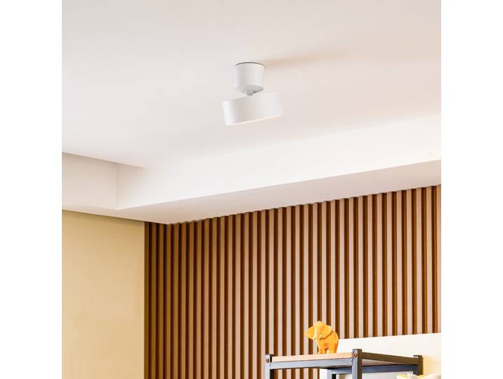 Nivoria LED Spot en Saillie Adjustable White - Lindby - Salon / séjour - Moderne - Aluminium - Rond