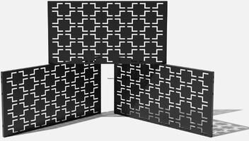 Veradek Plastic Black Screen Panel