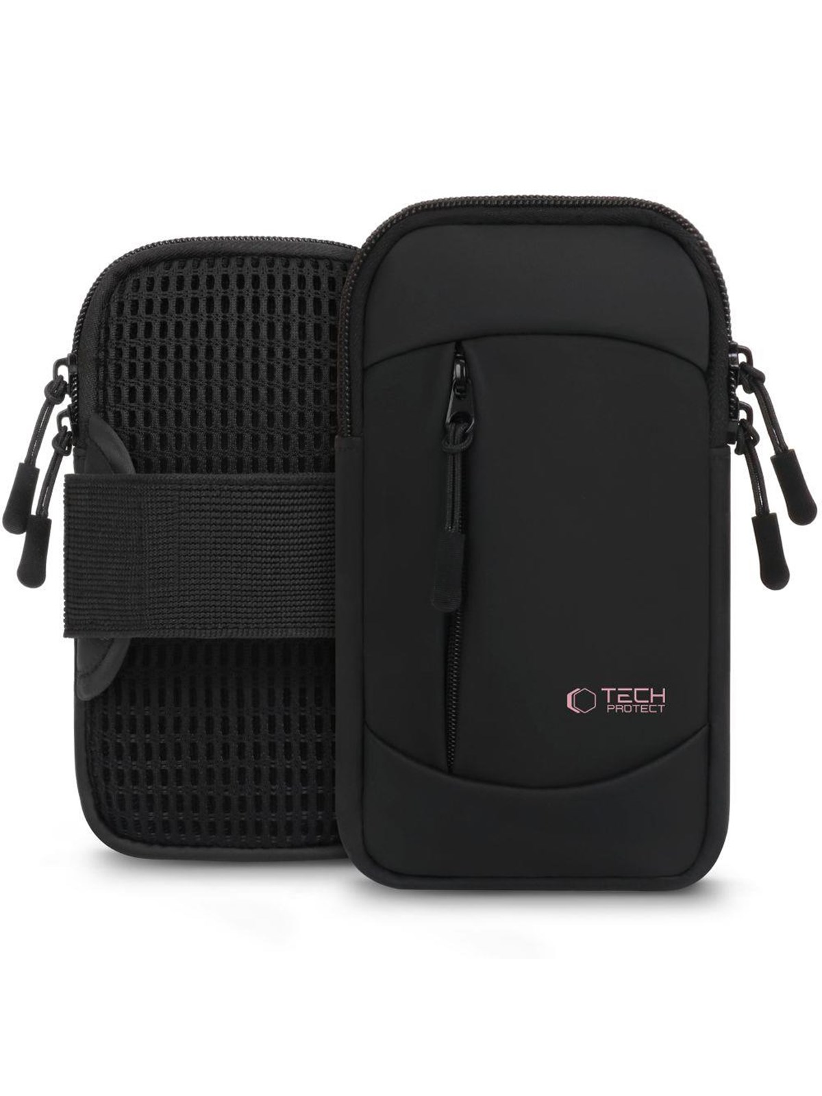 Tech-Protect M6 Universal Sport Shoulder Strap - Black & Pink