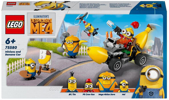 Lego MINIONS CARRO BANANA 75580