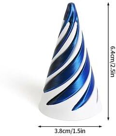 Uplift Essentials 3D Printed Rotating Impossible Pyramid & Spiral Cone High Definition Kinetic Fidget Toy style 5