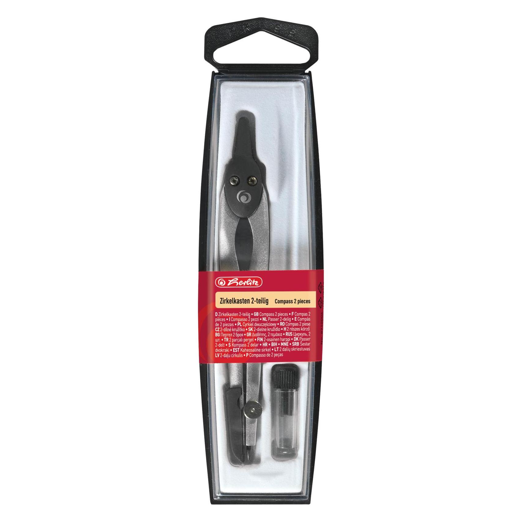 Herlitz Zirkel 223mm Metall 1 Gelenk (8710006)